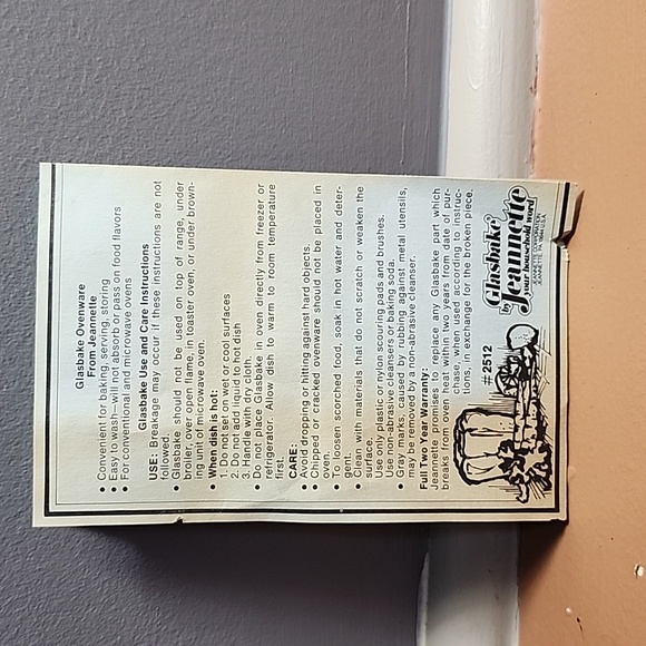 Glasbake Mushroom bakeware Full set - Picture 7 of 9